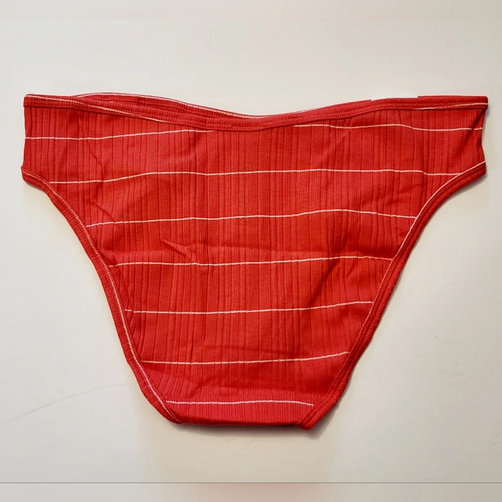 Calvin Klein Modern Cotton Triangle Bralette XL & Bikini L Strawberry Shake Set - Picture 3 of 5